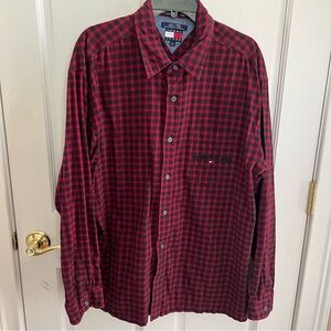 Mens TOMMY JEANS
100% Cotton Buffalo Plaid Flannel Shirt
Size XL EUC